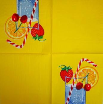 018 Cocktails - 3-ply (yellow)